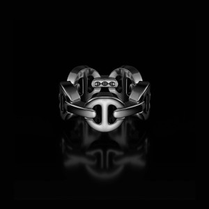 Hoorsenbuhs Sterling Silver Dame Classic Tri-Link Ring, Size 8 Hoorsenbuhs Sterling Silver Dame Classic Tri-Link Ring, Size 8