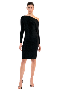 *VIRTUAL TRUNK SHOW* Chiara Boni La Petite Robe Datov Starry Dress in Black *VIRTUAL TRUNK SHOW* Chiara Boni La Petite Robe Datov Starry Dress in Black