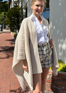 William Sharp Esme Cape in Biscuit William Sharp Esme Cape in Biscuit