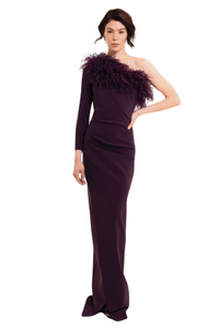 *EXCLUSIVE* Chiara Boni La Petite Robe Gerla Piu Long Gown in Pomace, Size 40 *EXCLUSIVE* Chiara Boni La Petite Robe Gerla Piu Long Gown in Pomace, Size 40