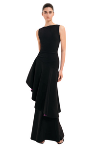 Chiara Boni La Petite Robe Dorma BIC Long Gown in Black, Size 42 Chiara Boni La Petite Robe Dorma BIC Long Gown in Black, Size 42
