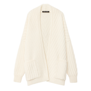 Iris Von Arnim Cadiz Cashmere Cardigan in Ecru, Size Medium/Large Iris Von Arnim Cadiz Cashmere Cardigan in Ecru, Size Medium/Large