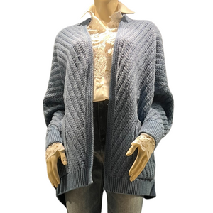Iris Von Arnim Cadiz Cashmere Cardigan in Lake, Size Medium/Large Iris Von Arnim Cadiz Cashmere Cardigan in Lake, Size Medium/Large