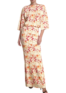 *VIRTUAL TRUNK SHOW* Chiara Boni La Petite Robe Toshio SJE Long Print Gown *VIRTUAL TRUNK SHOW* Chiara Boni La Petite Robe Toshio SJE Long Print Gown