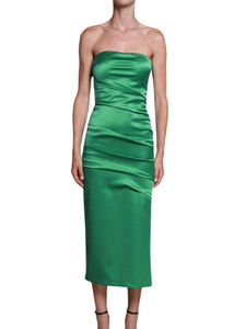 *VIRTUAL TRUNK SHOW* Chiara Boni La Petite Robe Keiky Satin Midi ZP Dress *VIRTUAL TRUNK SHOW* Chiara Boni La Petite Robe Keiky Satin Midi ZP Dress