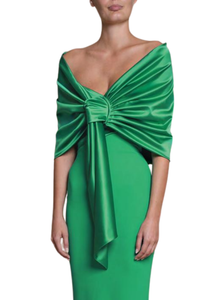 *VIRTUAL TRUNK SHOW* Chiara Boni La Petite Robe Eva Satin Stole *VIRTUAL TRUNK SHOW* Chiara Boni La Petite Robe Eva Satin Stole