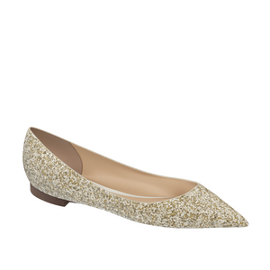 *MADE TO ORDER* Jimmy Choo Romy Coarse Glitter Fabric Flats *MADE TO ORDER* Jimmy Choo Romy Coarse Glitter Fabric Flats