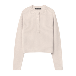 Iris Von Arnim Gabo Stonewashed Cashmere Sweater in Alabaster, Size X-Small Iris Von Arnim Gabo Stonewashed Cashmere Sweater in Alabaster, Size X-Small