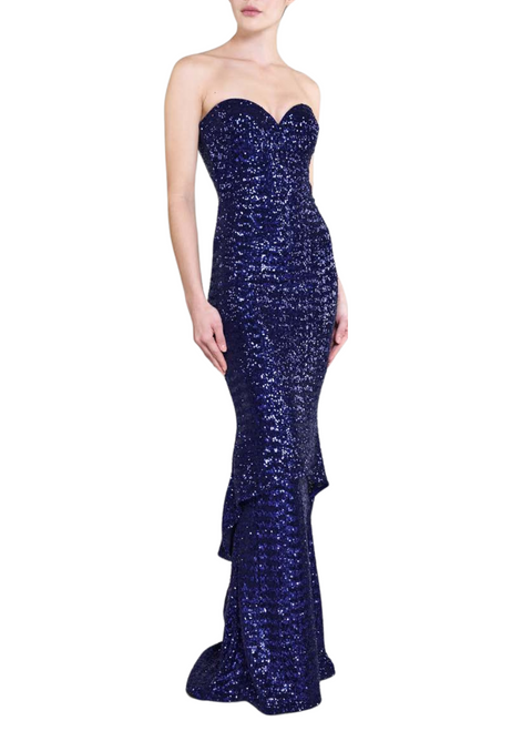*VIRTUAL TRUNK SHOW* Chiara Boni La Petite Robe Dacil Paillettes ZP Long Gown