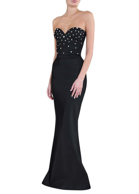 *VIRTUAL TRUNK SHOW* Chiara Boni La Petite Robe Mahta ZP BR Long Gown