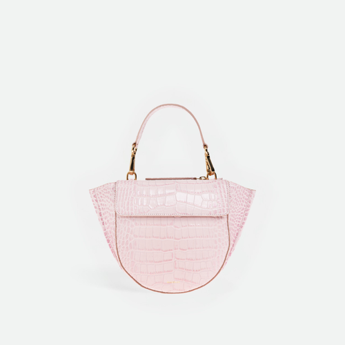 Wandler Hortensia Mini Bag in Rose Croco