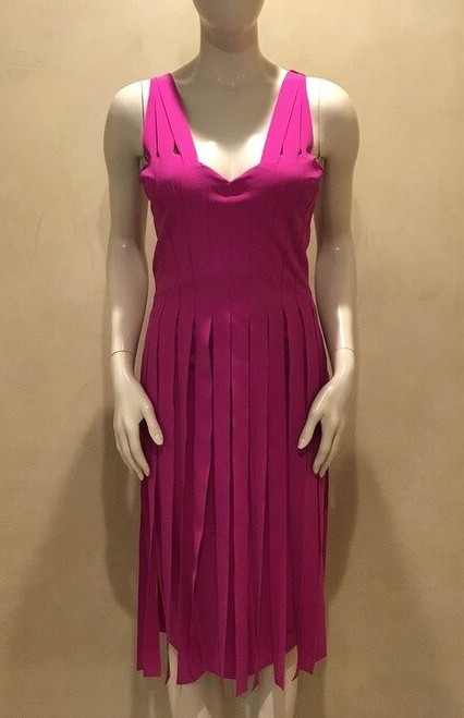 Chiara Boni La Petite Robe Pakiya Dress in Petunia, Size 40