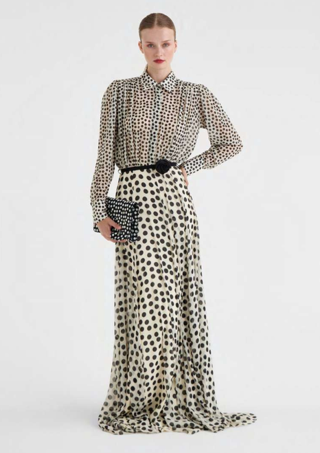 *VIRTUAL TRUNK SHOW* Chiara Boni La Petite Robe Liyan BIC Print GG Long ZP Gown 