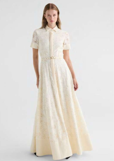 *VIRTUAL TRUNK SHOW* Chiara Boni La Petite Robe Feria Eyelace Long Dress