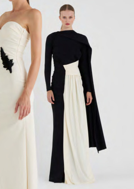 *VIRTUAL TRUNK SHOW* Chiara Boni La Petite Robe Metion BIC Long Gown (Right)
