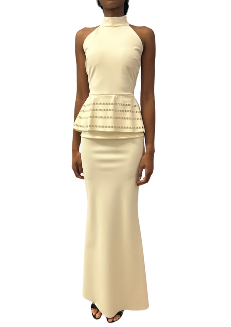 *VIRTUAL TRUNK SHOW* Chiara Boni La Petite Robe Imera LS Long ZP Gown