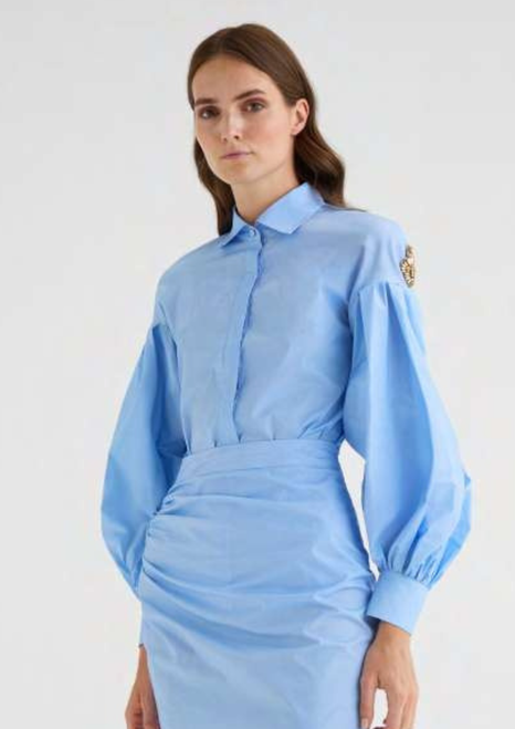 *VIRTUAL TRUNK SHOW* Chiara Boni La Petite Robe Nobia Print CT TX RC Top