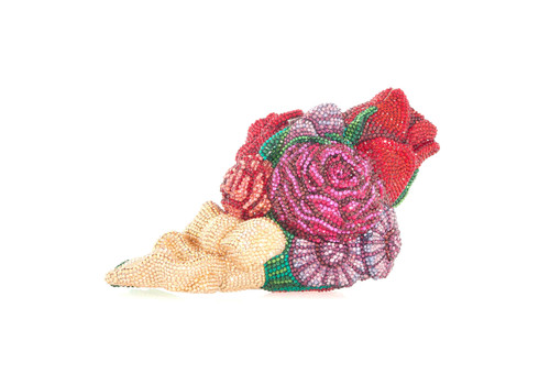 *Virtual Trunk Show* Judith Leiber Couture Red Roses Corsage