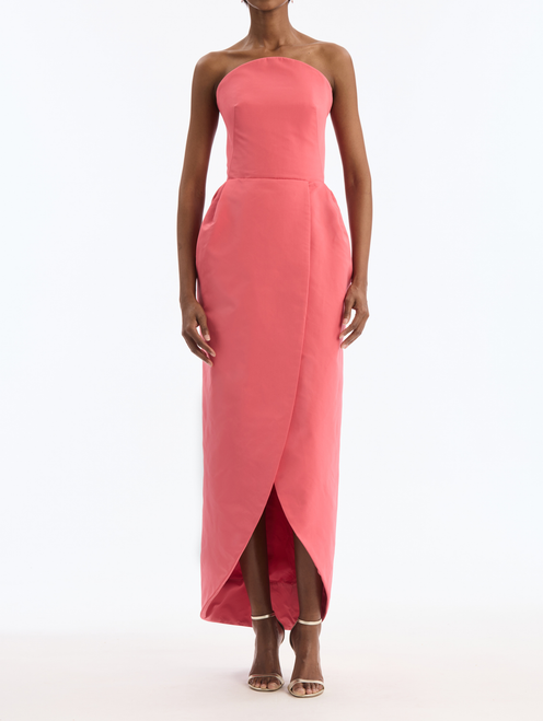 *VIRTUAL TRUNK SHOW* Oscar de la Renta Strapless Faille Gown