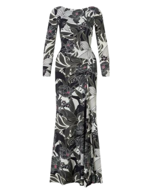 *VIRTUAL TRUNK SHOW* Chiara Boni La Petite Robe Adelasa Print Long Gown