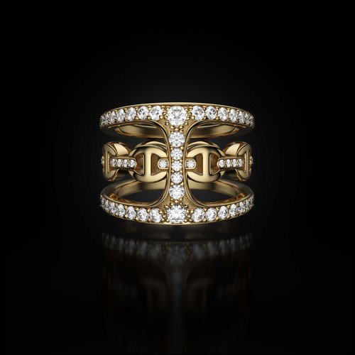*RESERVE TODAY* Hoorsenbuhs 18K Gold Phantom Clique with Diamonds