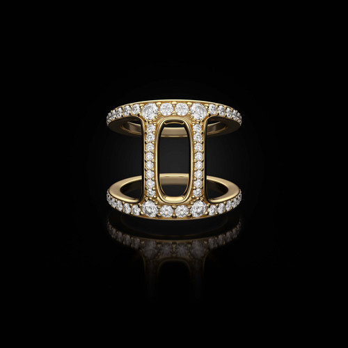 *RESERVE TODAY* Hoorsenbuhs 18K Gold Dame Phantom II with Diamonds