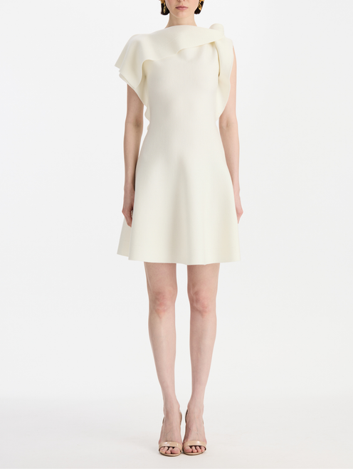 *VIRTUAL TRUNK SHOW* Oscar de la Renta Neck Drape Knit Dress