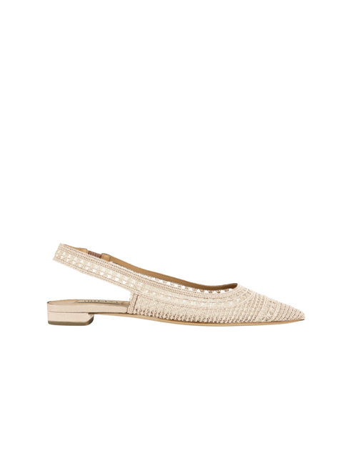 Arteana Trieste Flat Slingback in Ivory