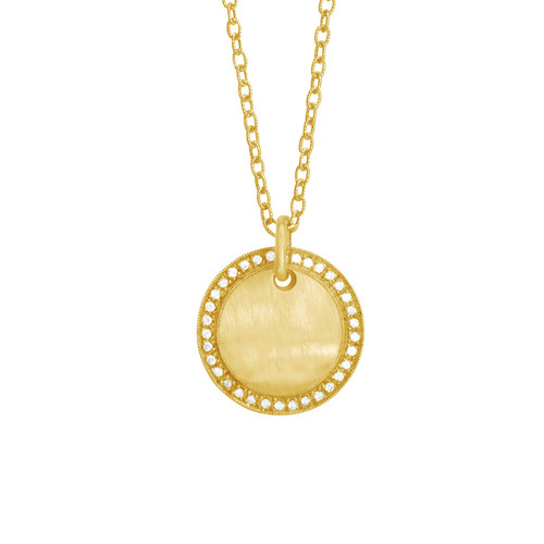.925SUNEERA 14K Yellow Gold Akari Pendant