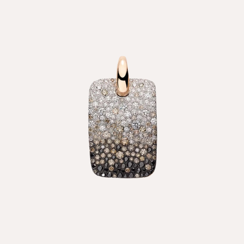 Pomellato Sabbia 18K Rose Gold Pendant with Diamonds