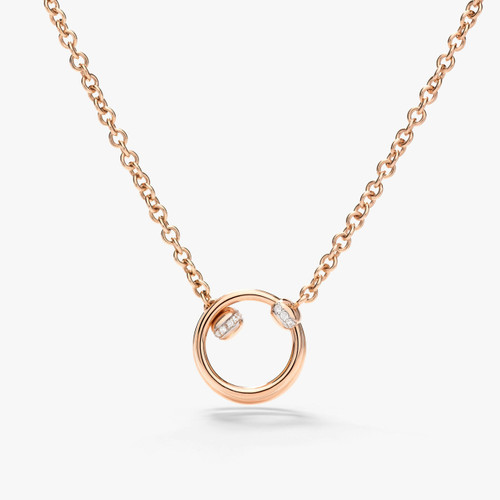 Pomellato Together 18K Rose Gold Necklace with Pendant, 44cm