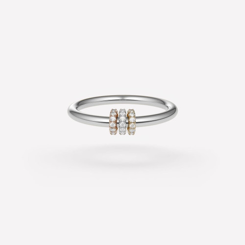 *SHOP & SIP*Spinelli Kilcollin Sirius SG Pavé Ring, Size 8.5