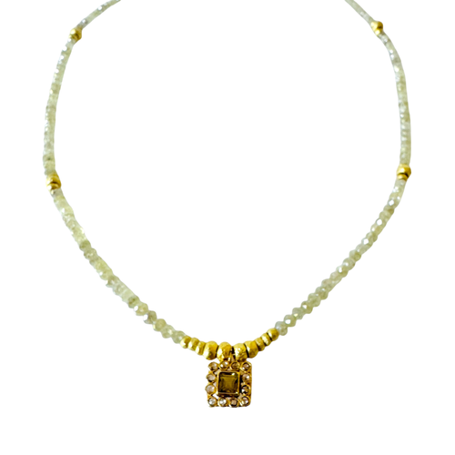 Mara Labell Designs 18K Gold Daily Diamonds The Gift Necklace, 18"