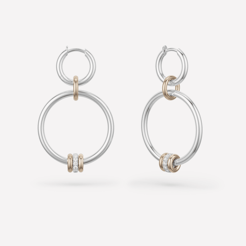 *SHOP & SIP*Spinelli Kilcollin Asha MX Pavé Hoops (Pair)