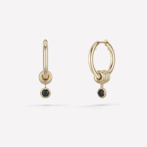 *SHOP & SIP*Spinelli Kilcollin Zahra Max Earrings Noir (Pair)