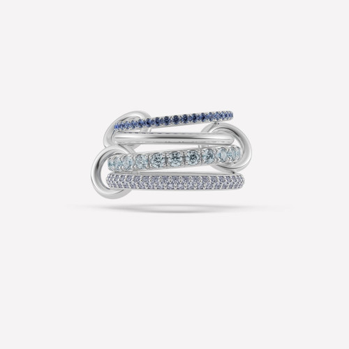*SHOP & SIP*Spinelli Kilcollin Iris Silver Bleu Ring, Size 8