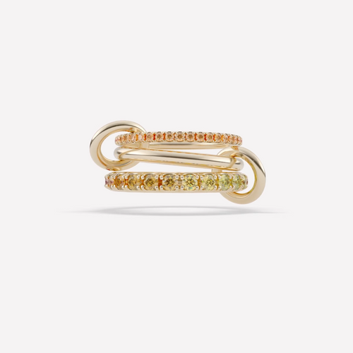 *SHOP & SIP* Spinelli Kilcollin Norah YG Orange Ombré Ring, Size 7.5