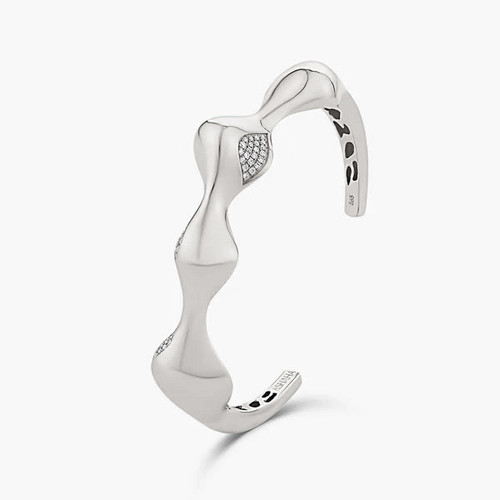 Ashaha White Gold Dita Bracelet with Diamonds