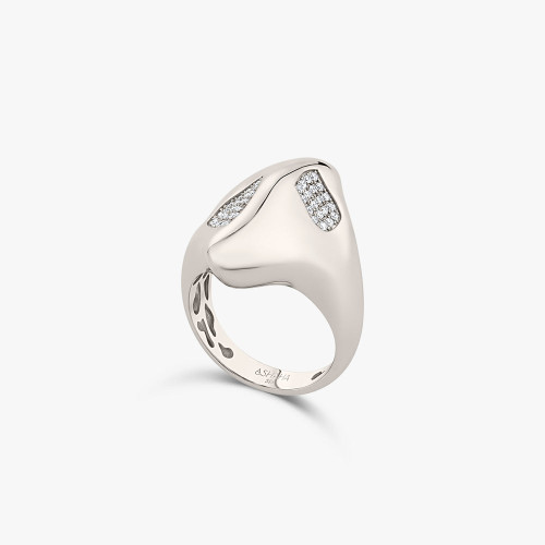 Ashaha Pia White Gold Ring