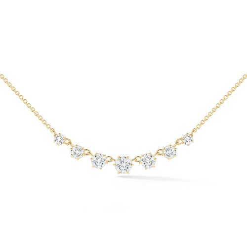 Jade Trau 18K Yellow Gold Small Penelope Necklace, 18"