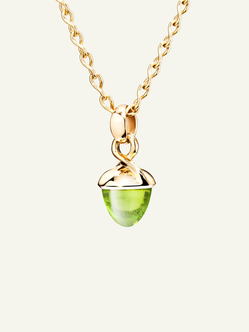Tamara Comolli 18K Yellow Gold Mikado Bouquet Pendant with Peridot