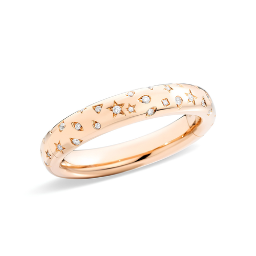 *RESERVE TODAY* Pomellato 18K Rose Gold Bracelet with Diamonds, Size Medium