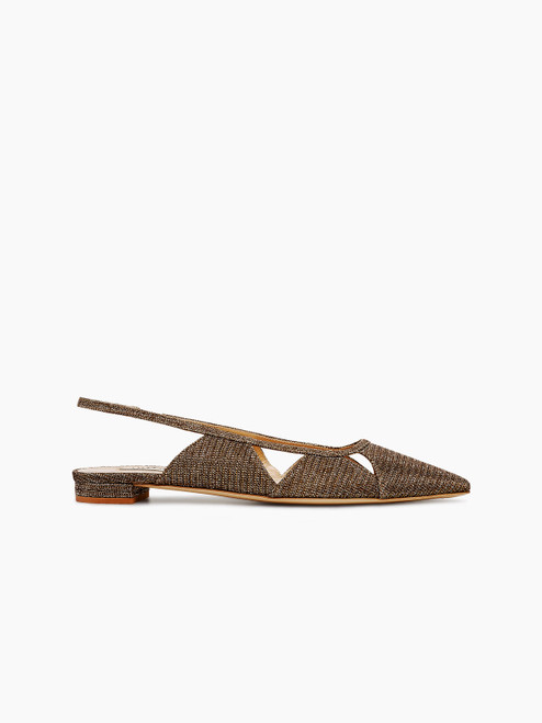 *COMING SOON*Arteana Savona Flat Slingback Glitter in Bronze