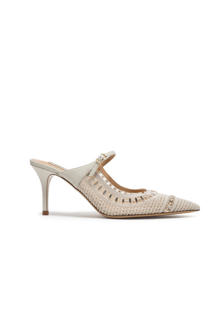 Arteana Trieste 75 Mule Crystals in Ivory