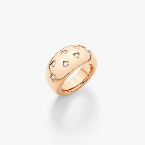 Pomellato Iconica 18K Rose Gold Ring, Size 56