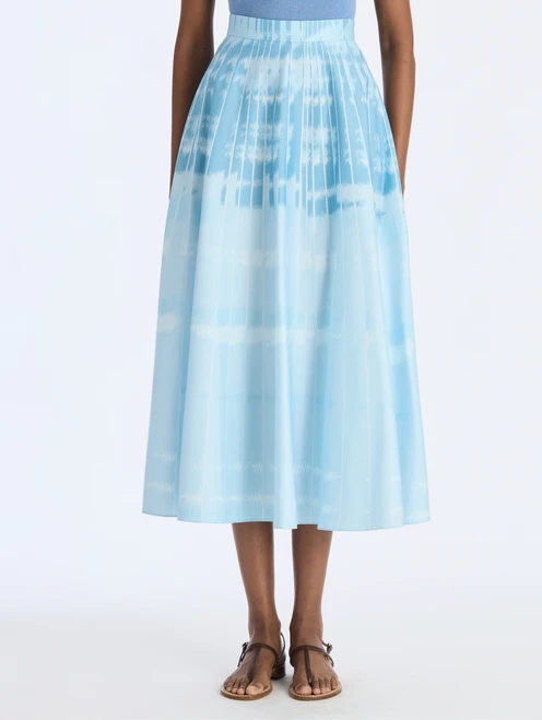 *VIRTUAL TRUNK SHOW* Oscar de la Renta Abstract Houndstooth Circle Skirt
