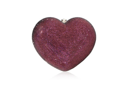 Judith Leiber Couture L'Amour Petit Coeur in Amethyst