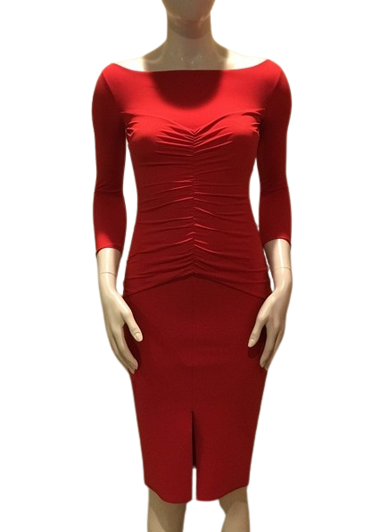 Chiara Boni La Petite Robe Siviliana Dress in Passion, Size 36