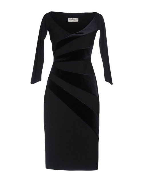 Chiara Boni La Petite Robe Kaliska Dress in Black, Size 44
