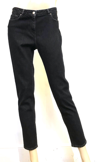 Fabiana Filippi Slim Fit Jeans in Black